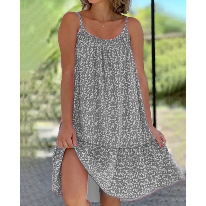 Printed Camisole Dress