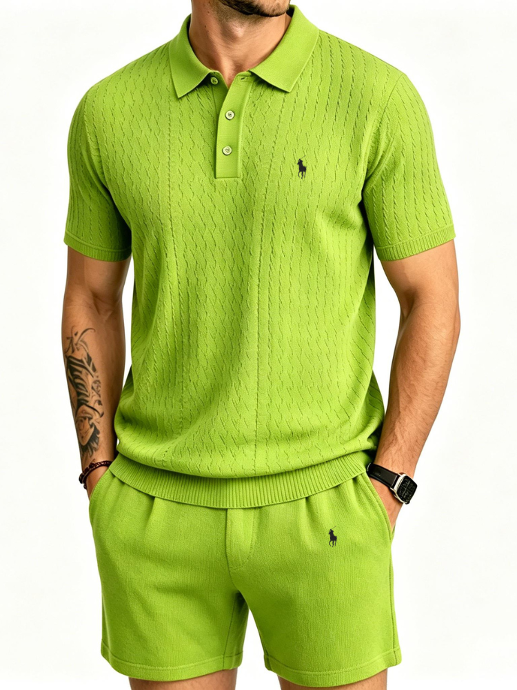 Waffle Polo Set