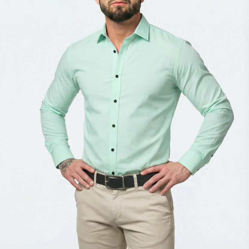 Men's Seamless Wrinkle-Resistant Dress Shirt
