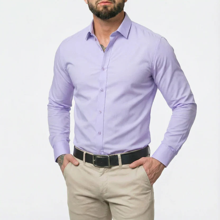 Men's Seamless Wrinkle-Resistant Dress Shirt