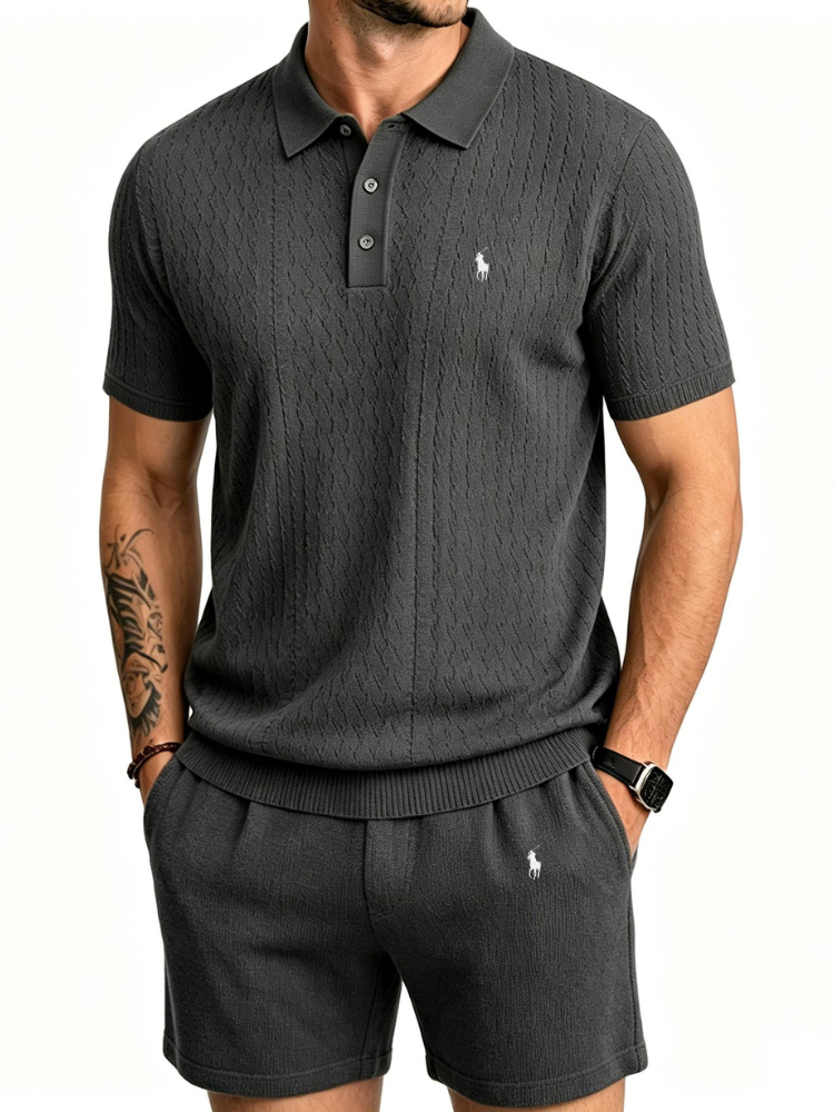 Waffle Polo Set