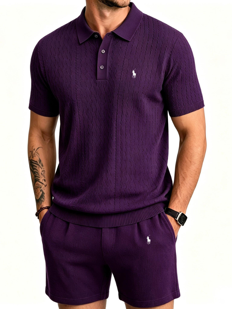 Waffle Polo Set