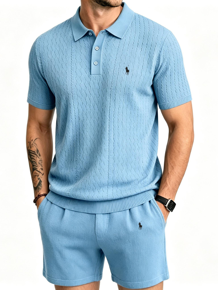 Waffle Polo Set