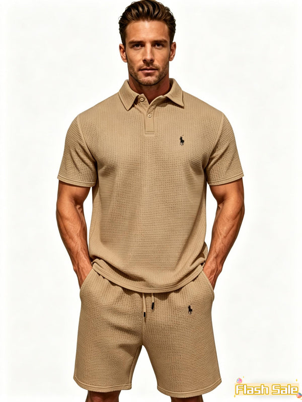 Waffle Polo Set