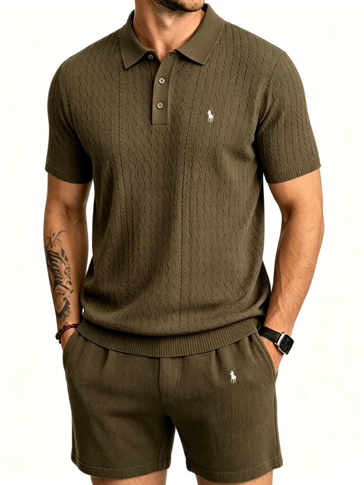Waffle Polo Set