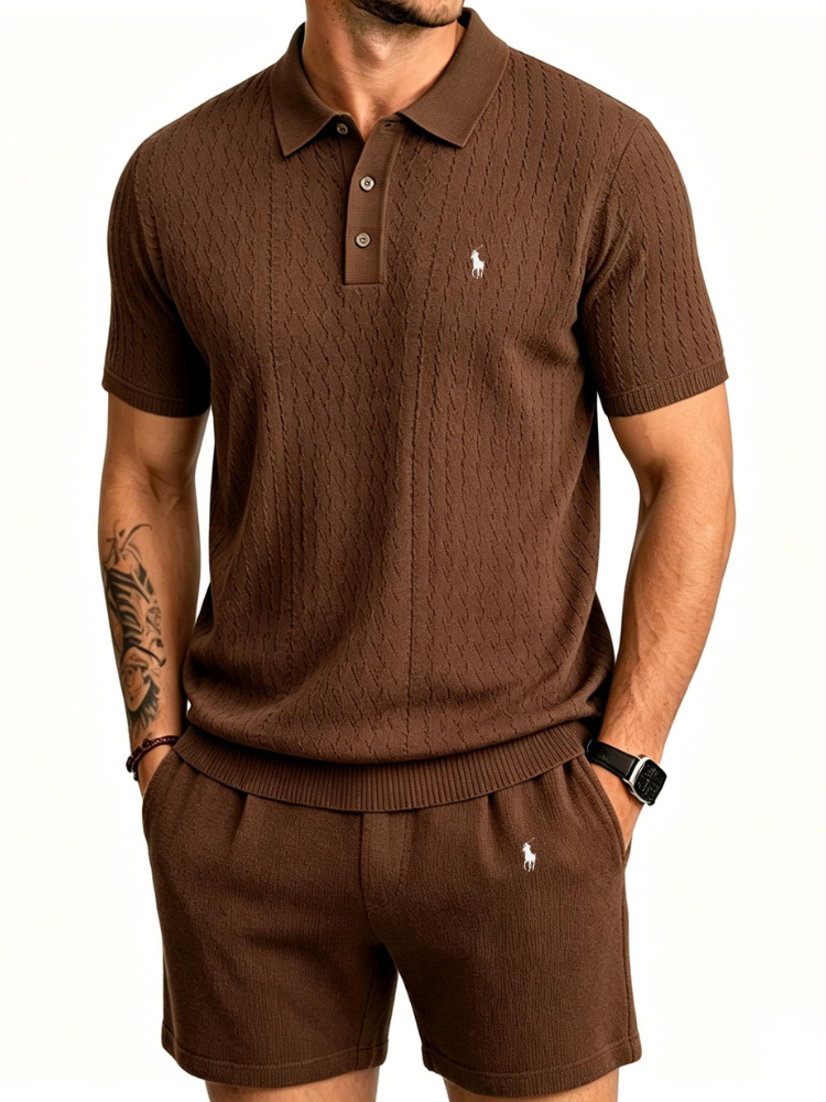 Waffle Polo Set