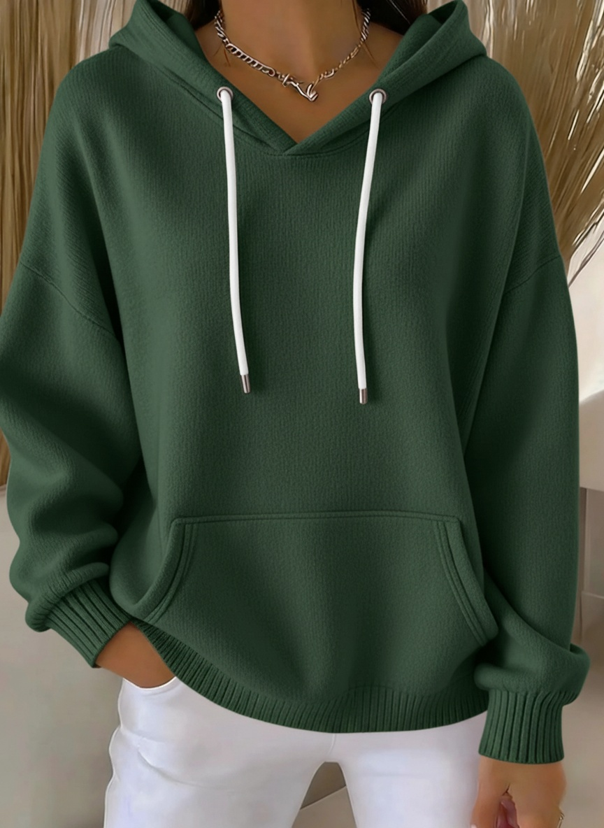 🔥Women's Casual kint Jacquard Multicolor Hoodie