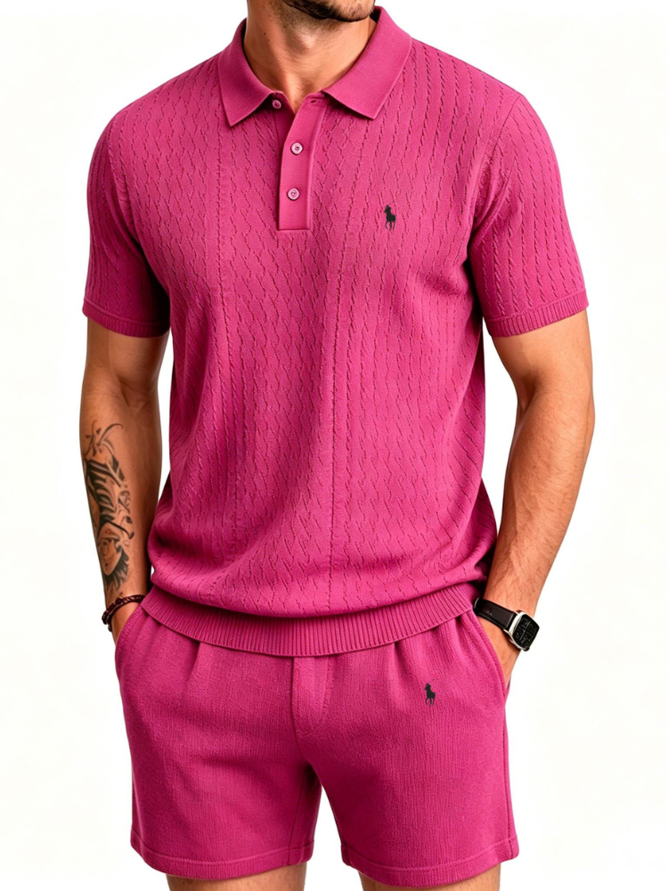 Waffle Polo Set