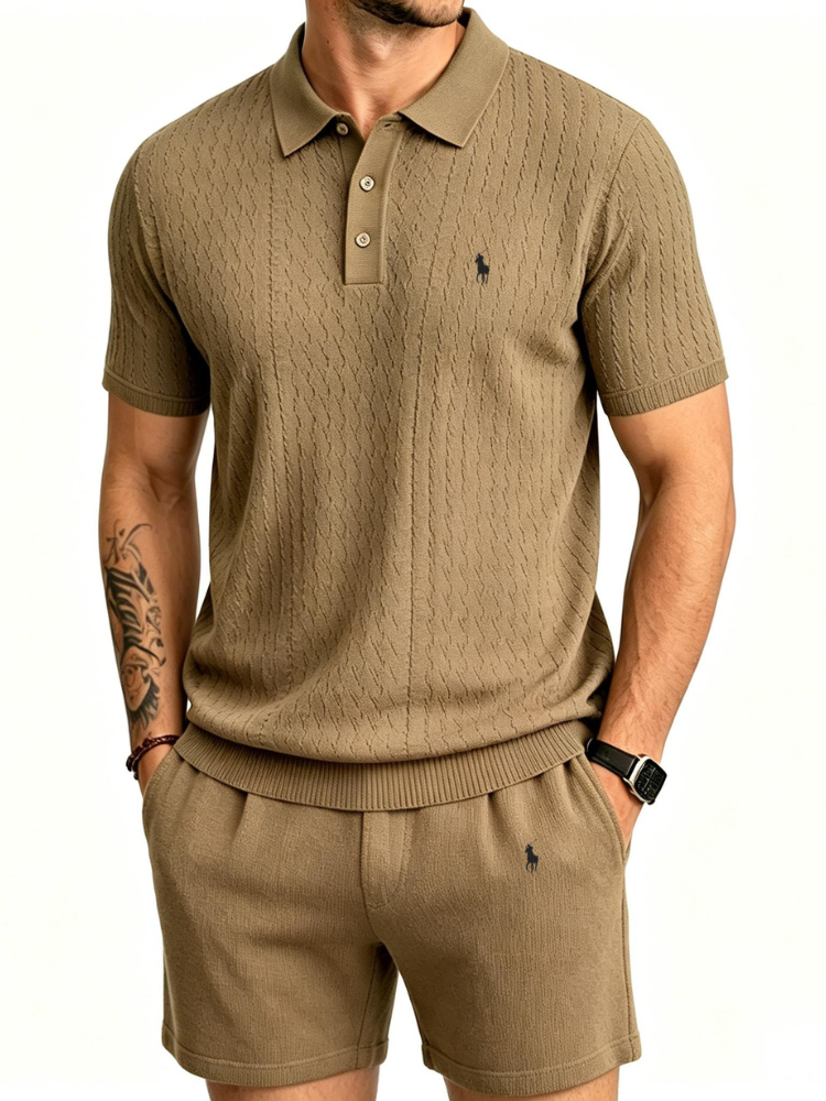Waffle Polo Set