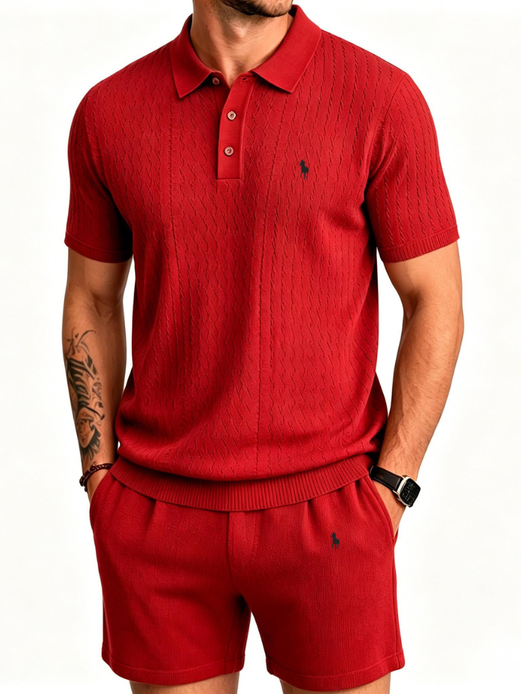 Waffle Polo Set