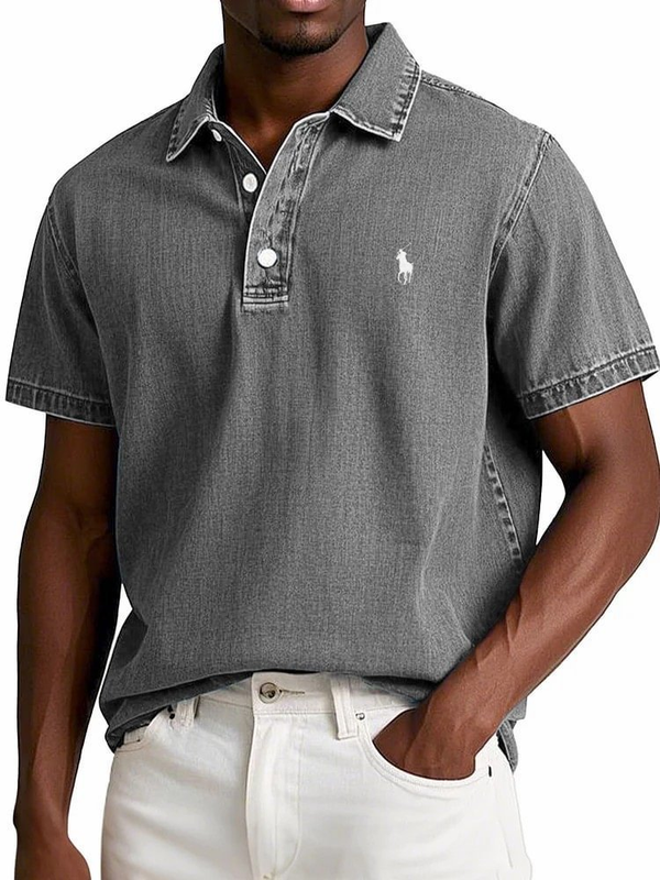 Everyday Textured Polo Short Set