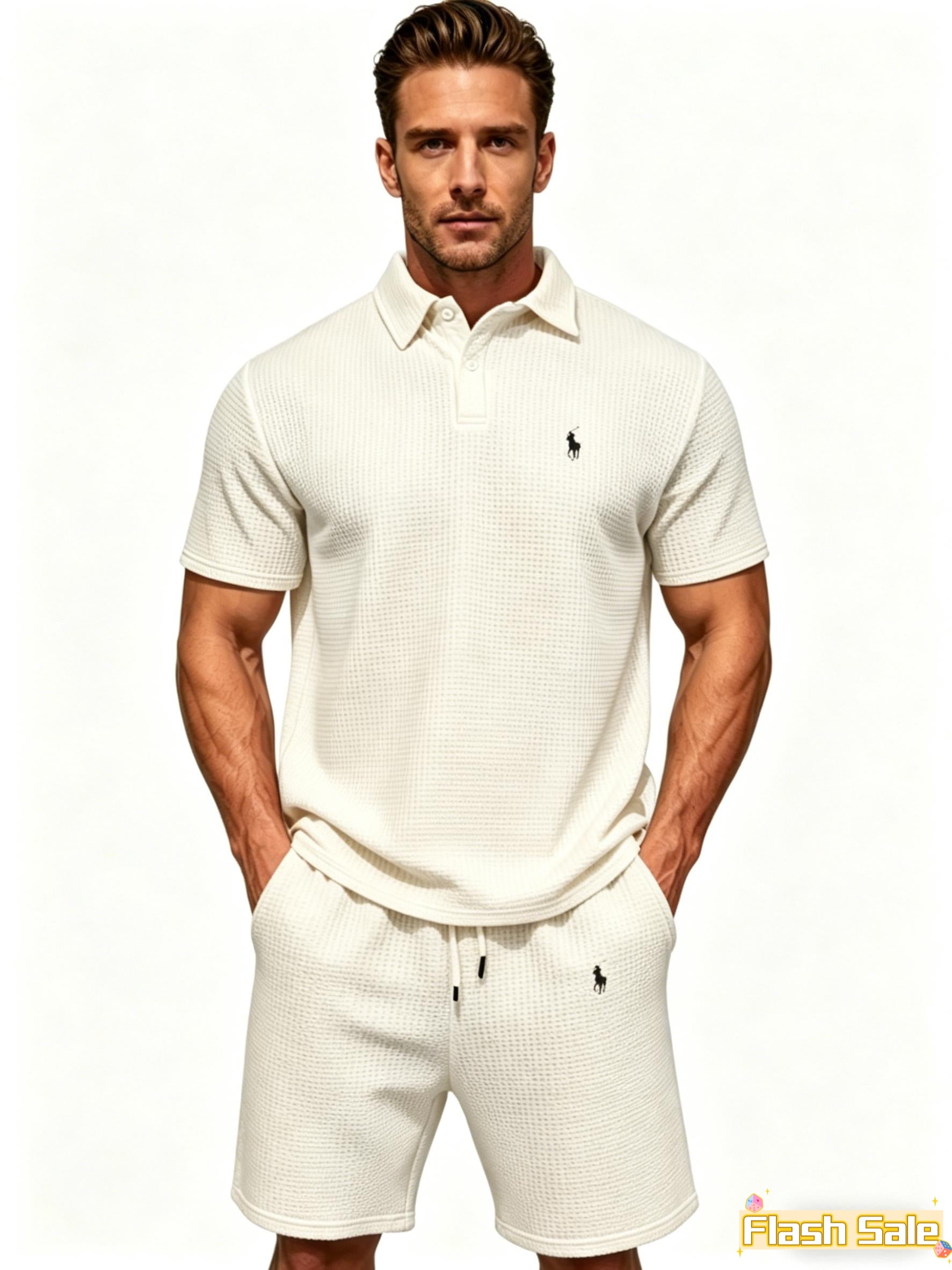 Waffle Polo Set