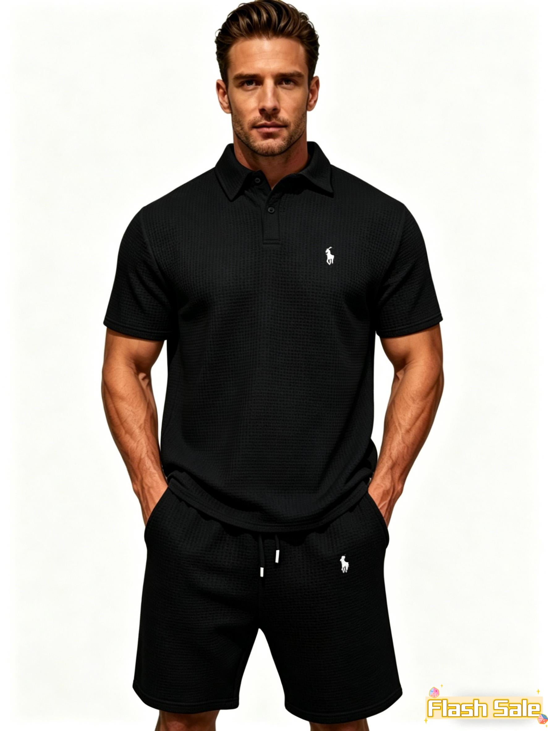 Waffle Polo Set