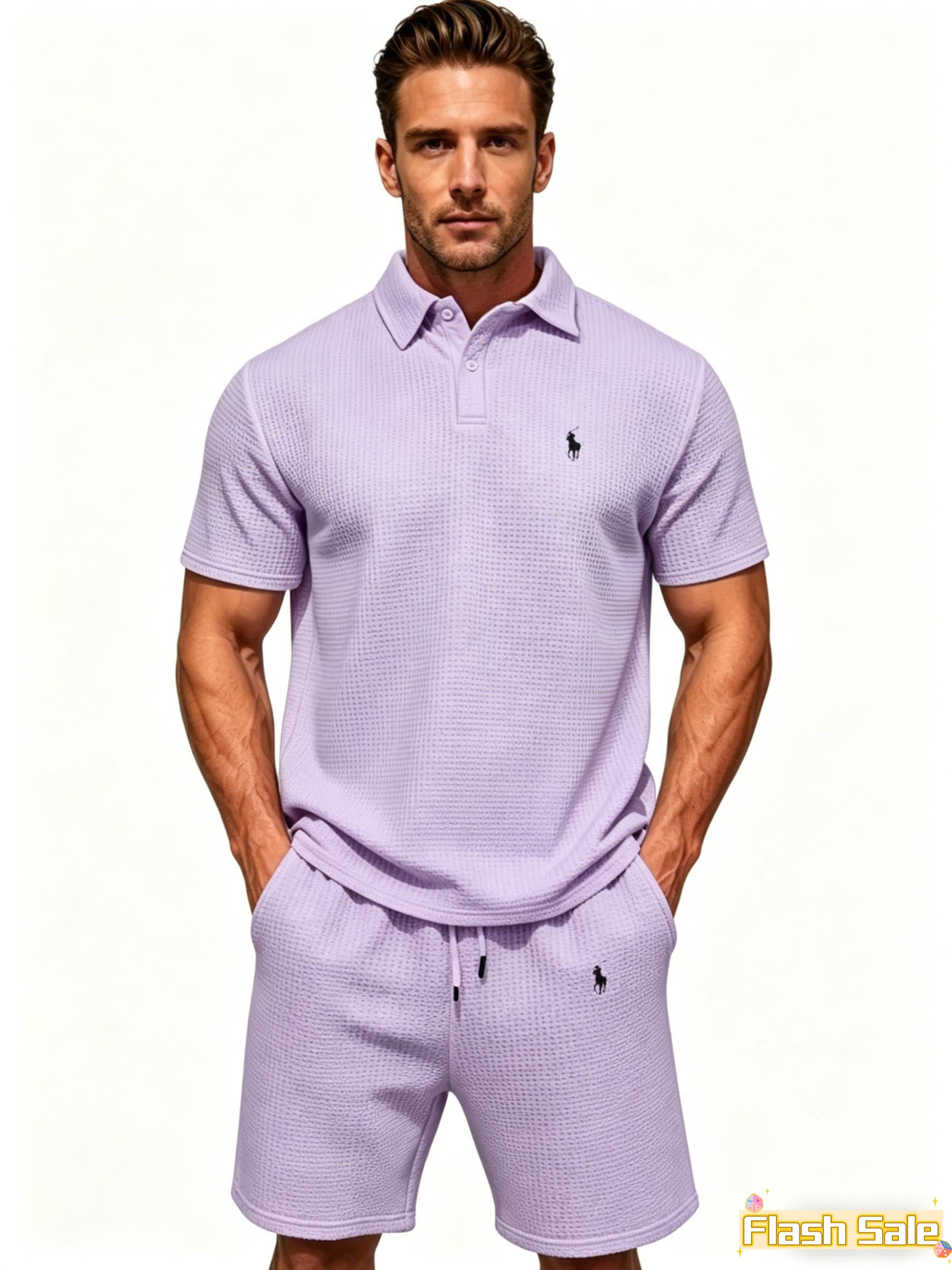 Waffle Polo Set