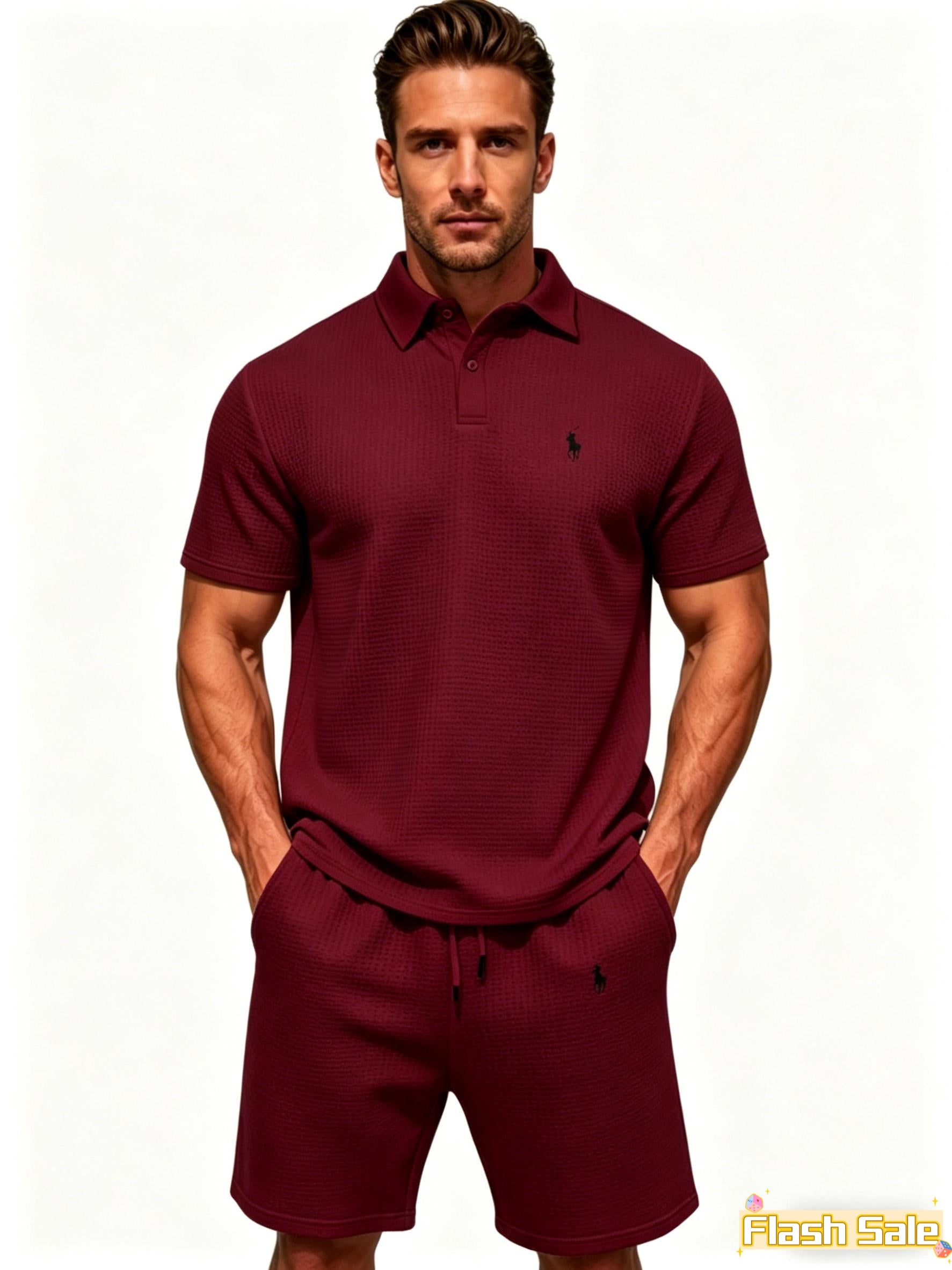 Waffle Polo Set