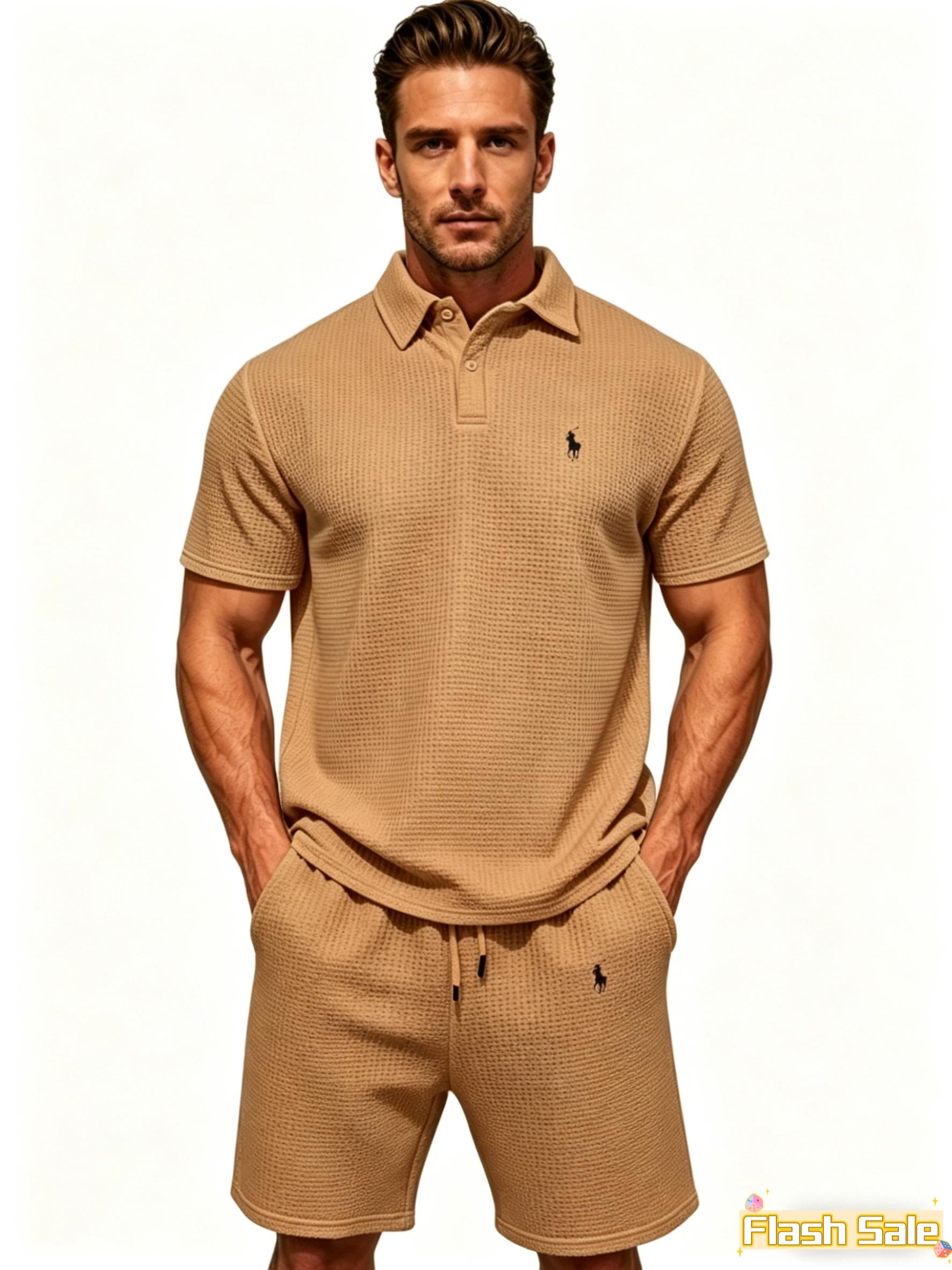 Waffle Polo Set