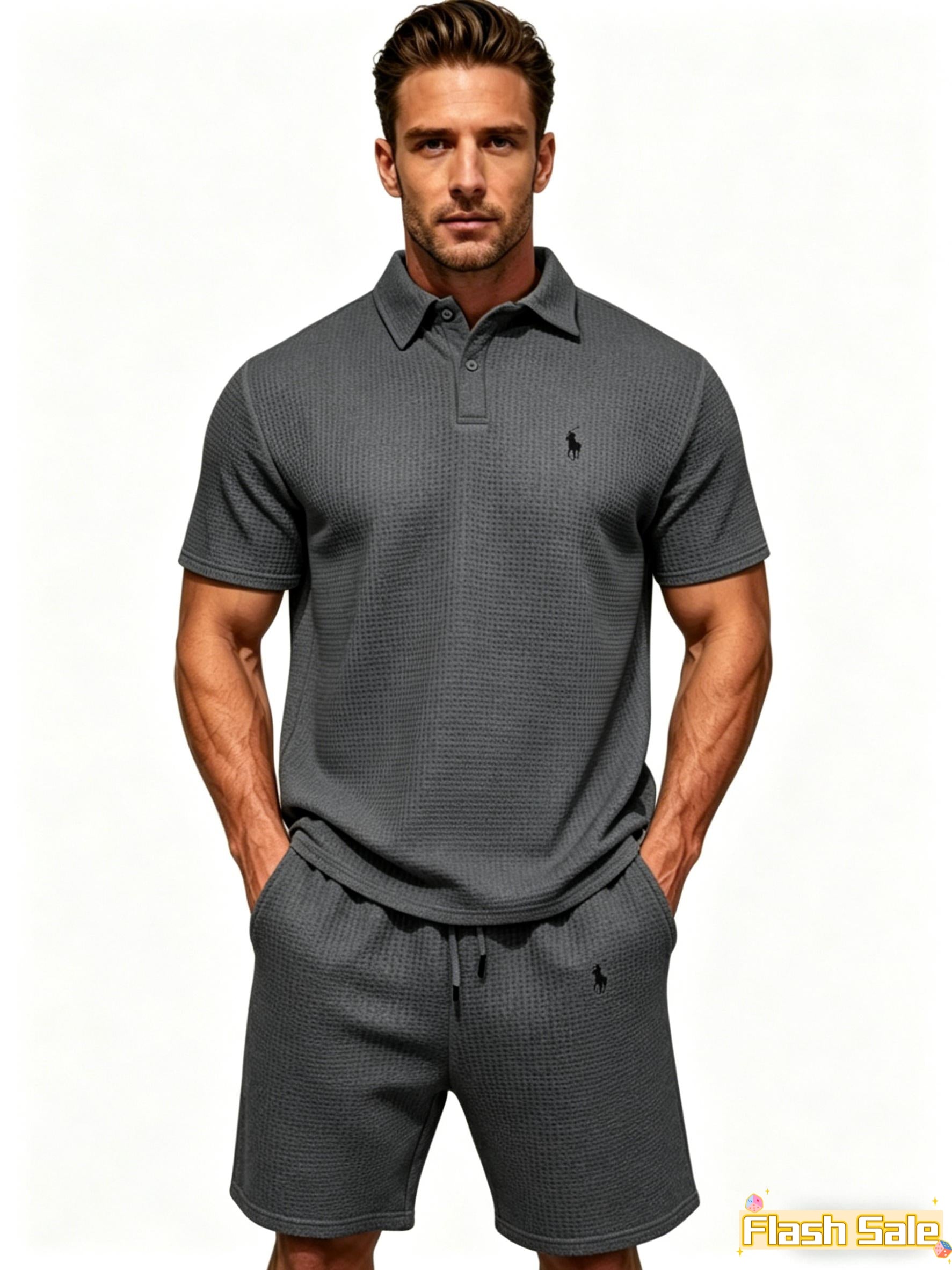 Waffle Polo Set