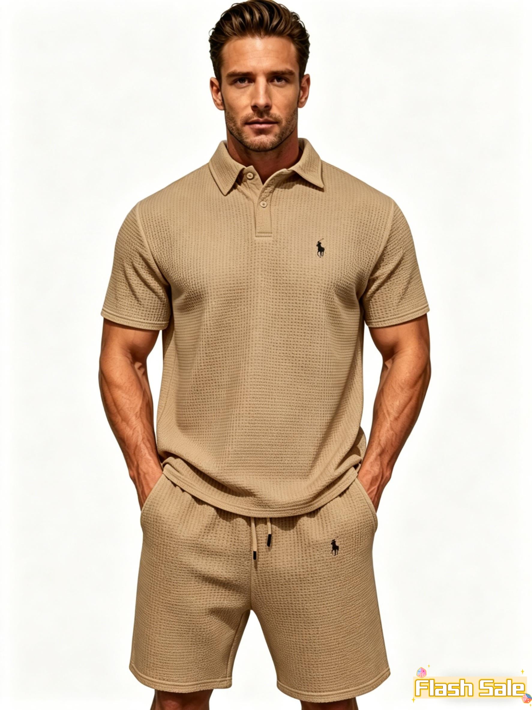 Waffle Polo Set