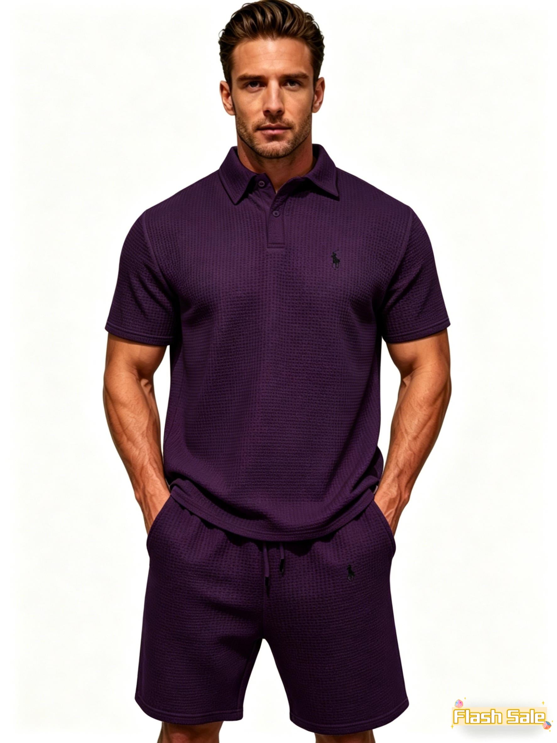 Waffle Polo Set