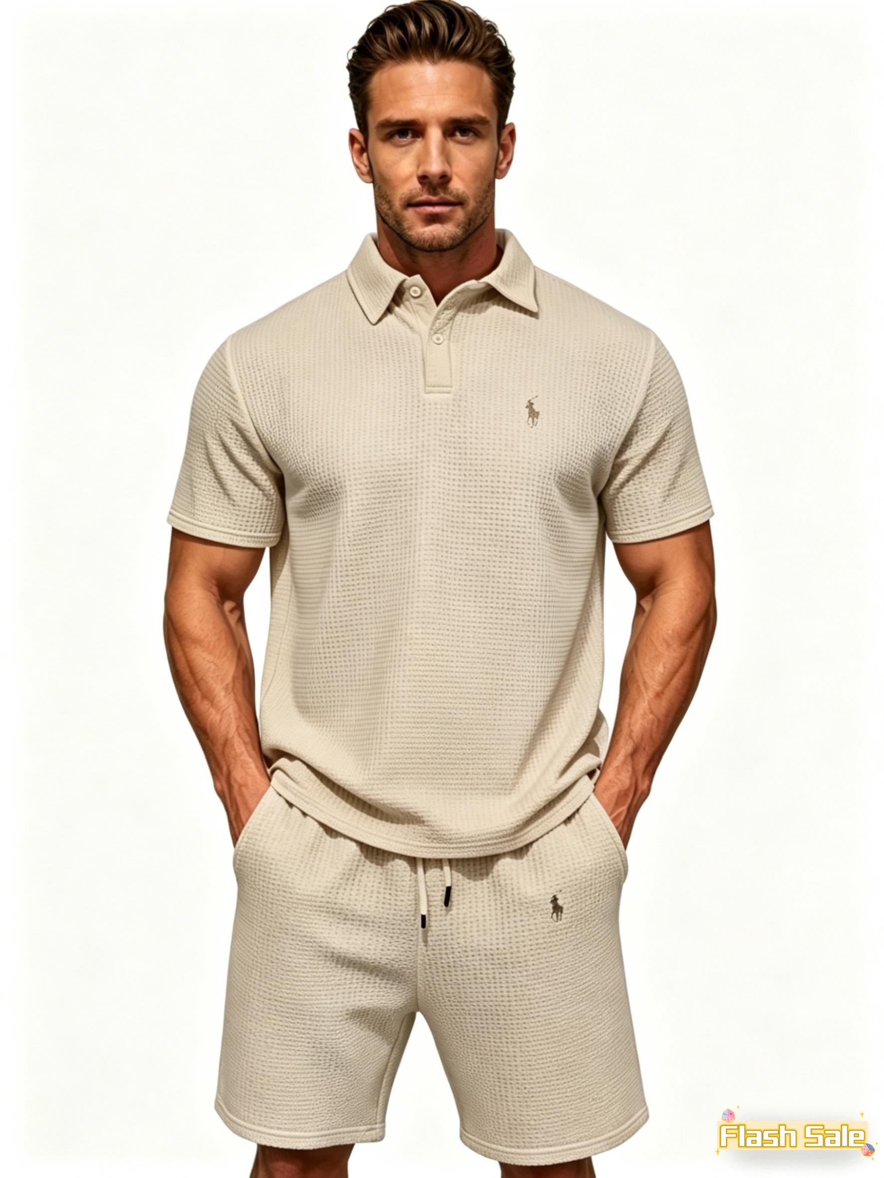 Waffle Polo Set