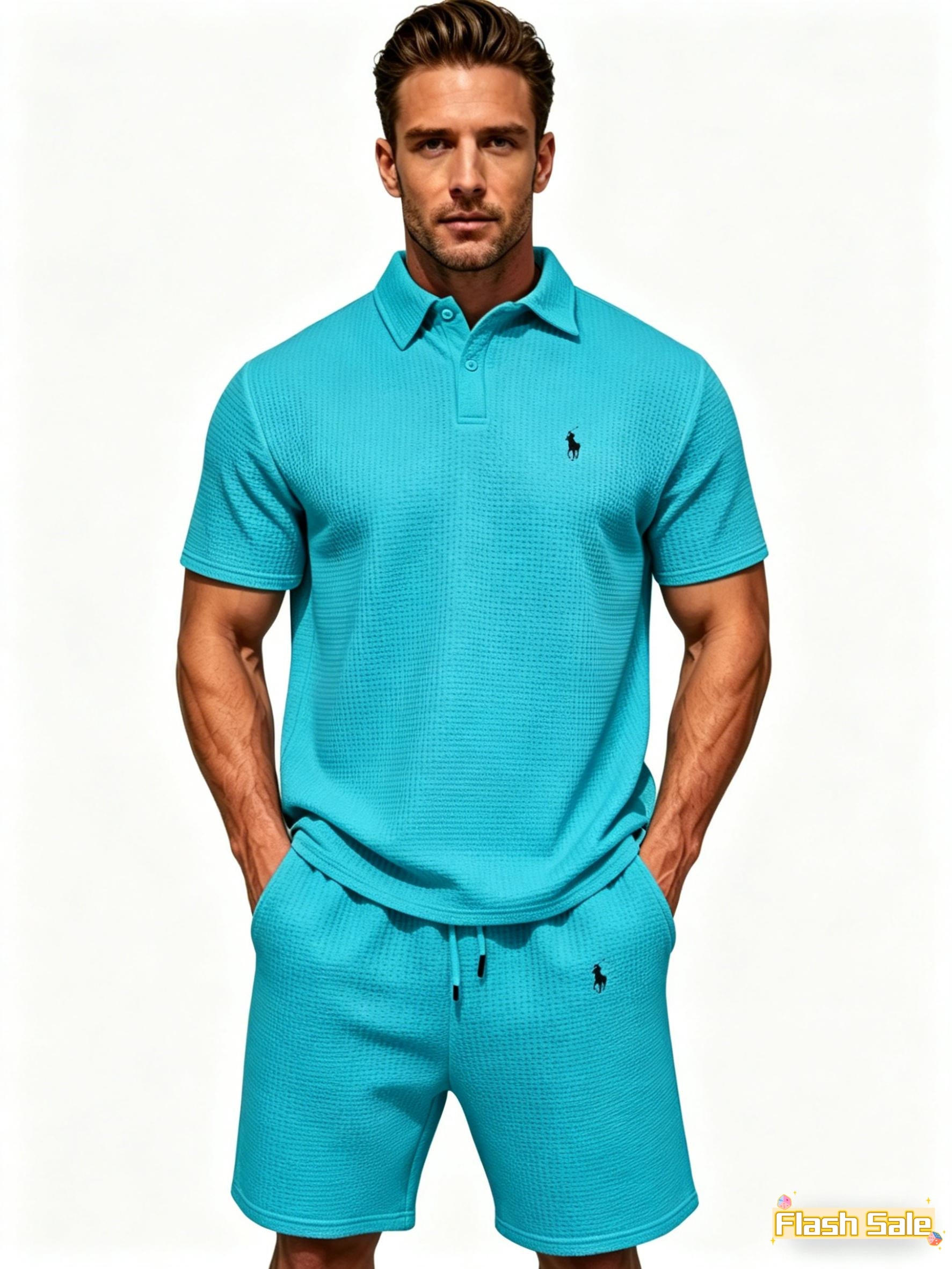 Waffle Polo Set
