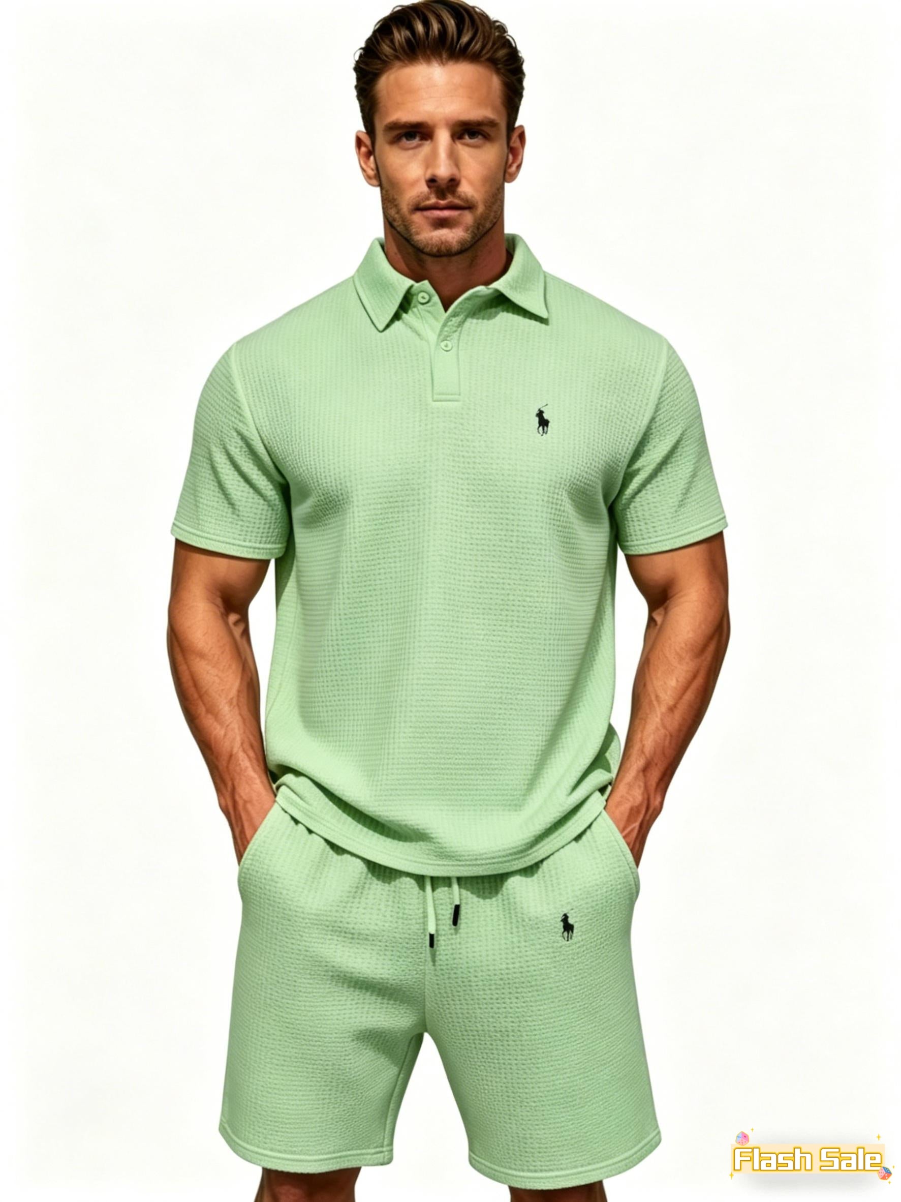 Waffle Polo Set