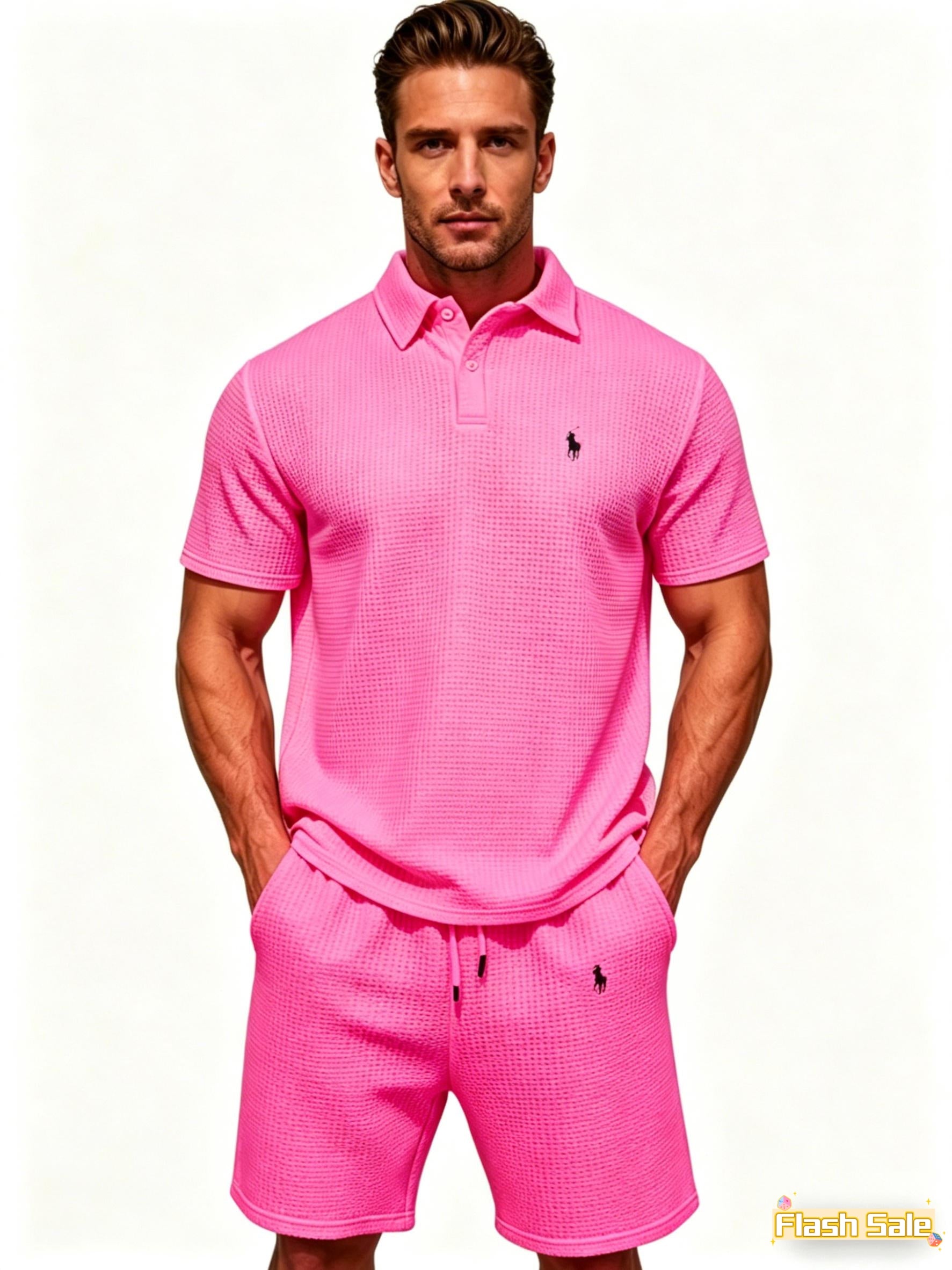 Waffle Polo Set