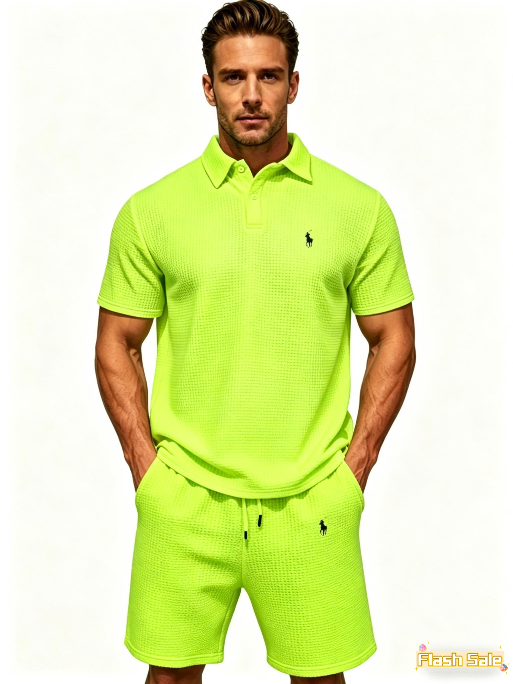 Waffle Polo Set