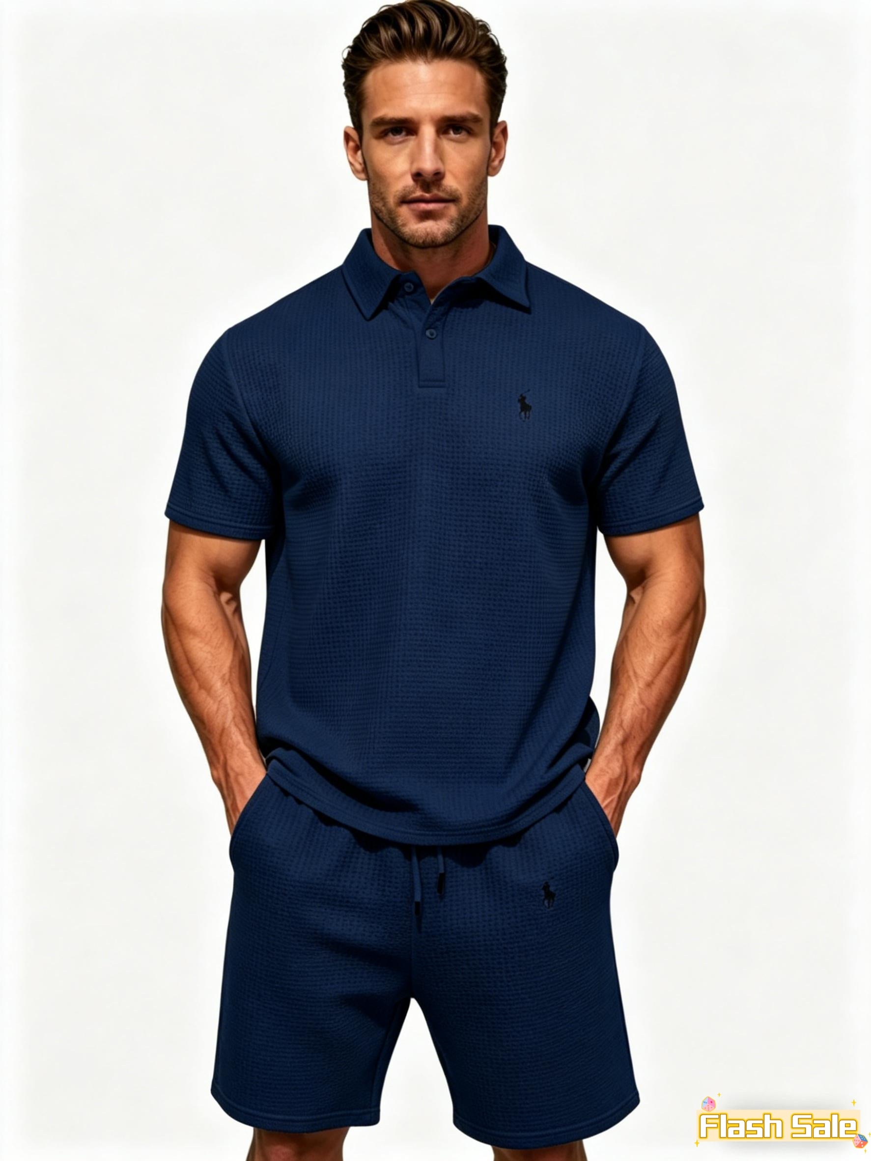 Waffle Polo Set