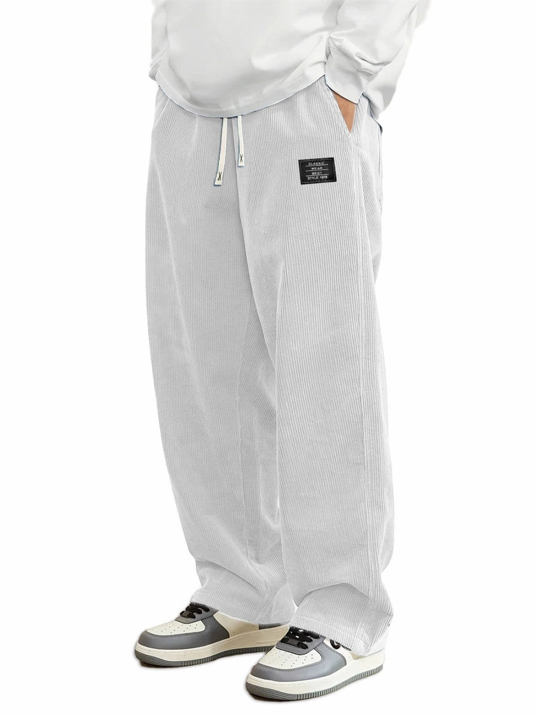 🔥Hot Sale 50% OFF🔥 Loose-Fit Drawstring Pants with Pockets