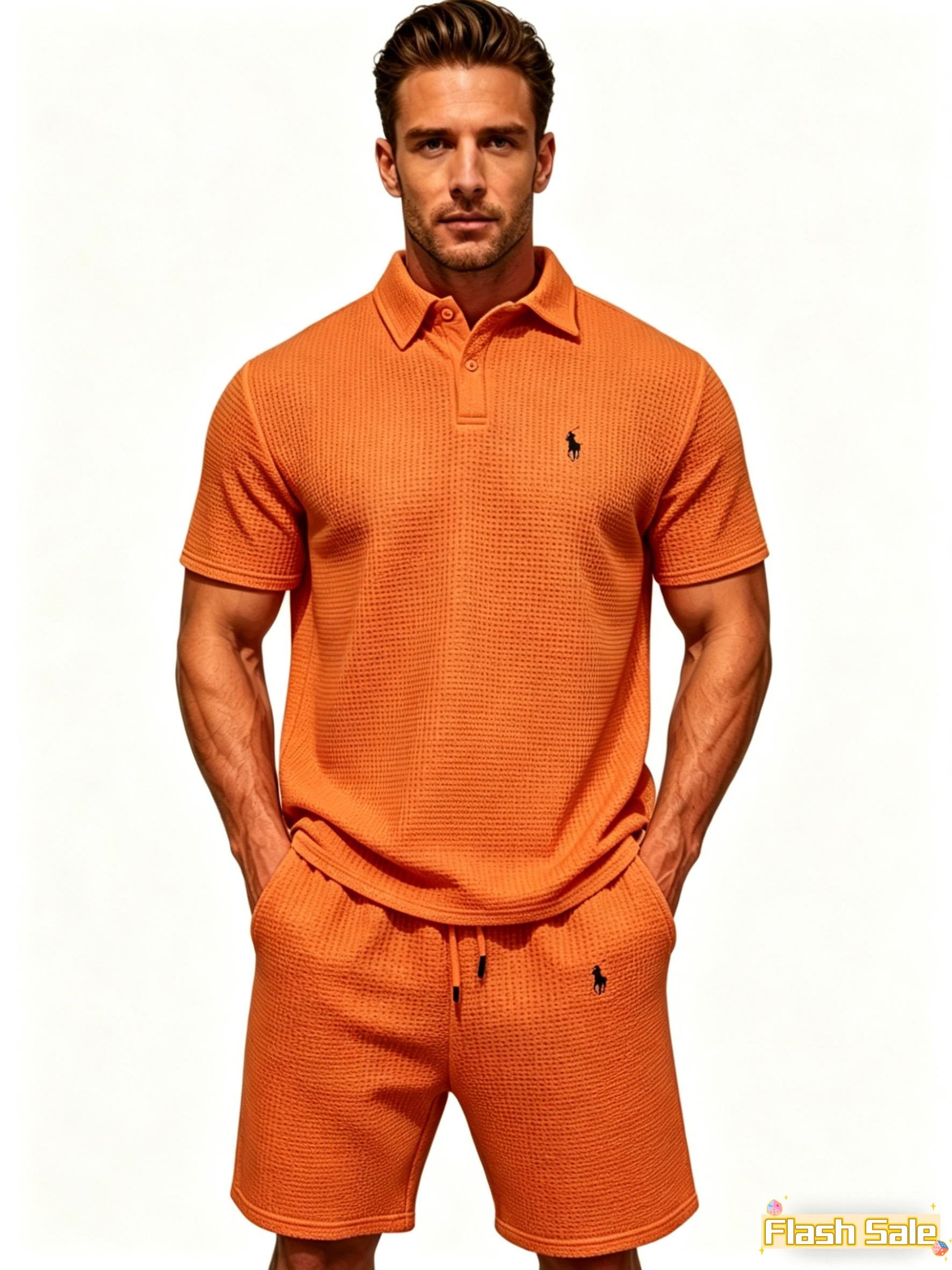 Waffle Polo Set