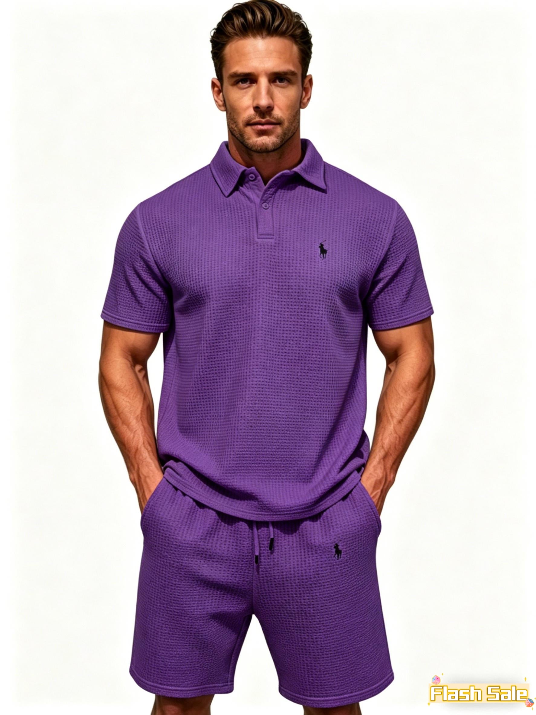 Waffle Polo Set