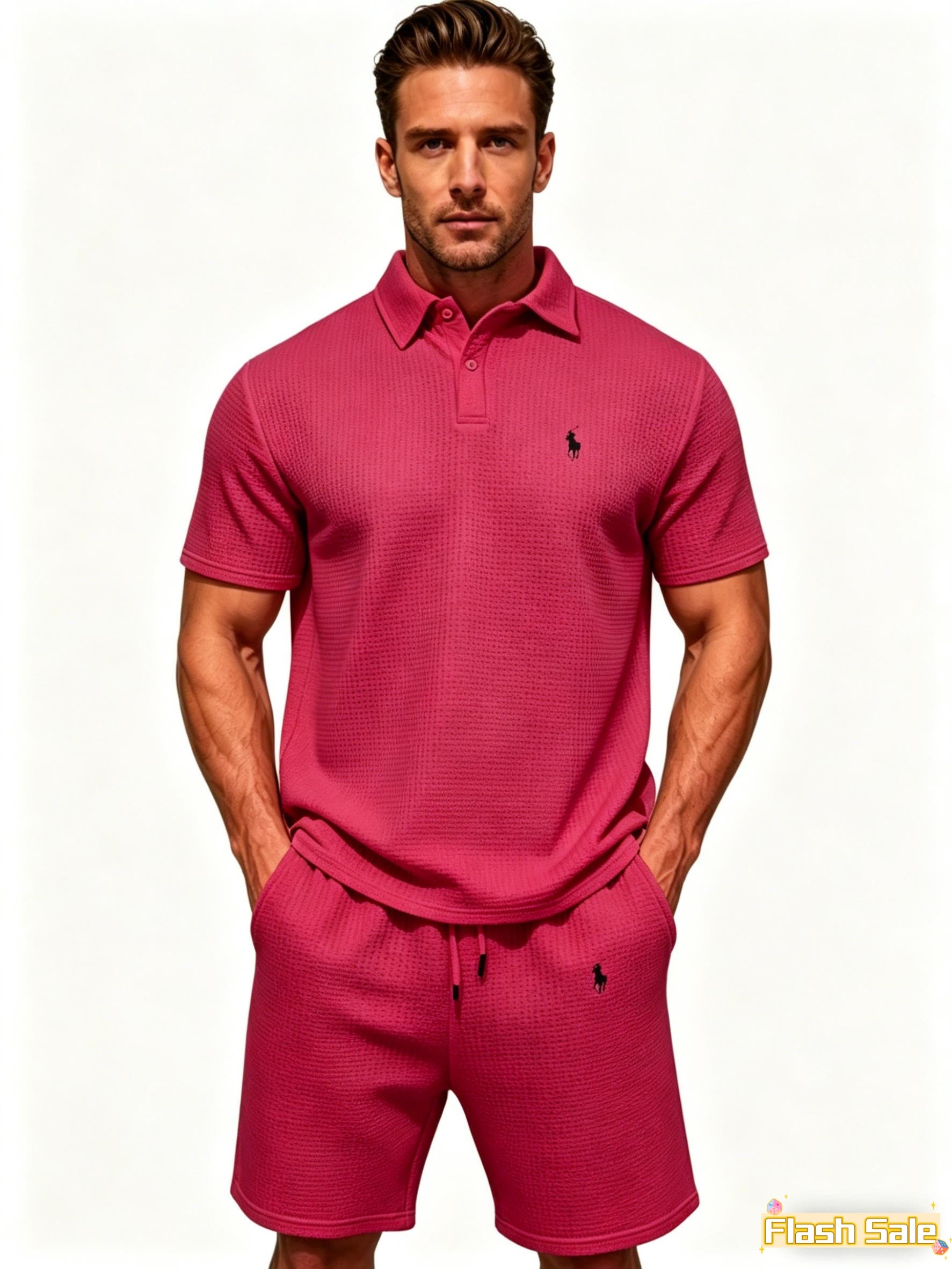 Waffle Polo Set