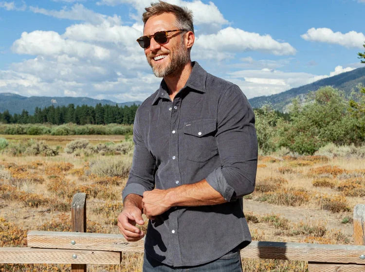 Classic Everyday Corduroy Button Shirt