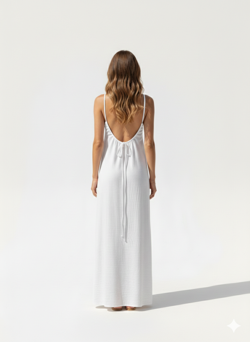 Your Summer Open-Back Maxi Dress