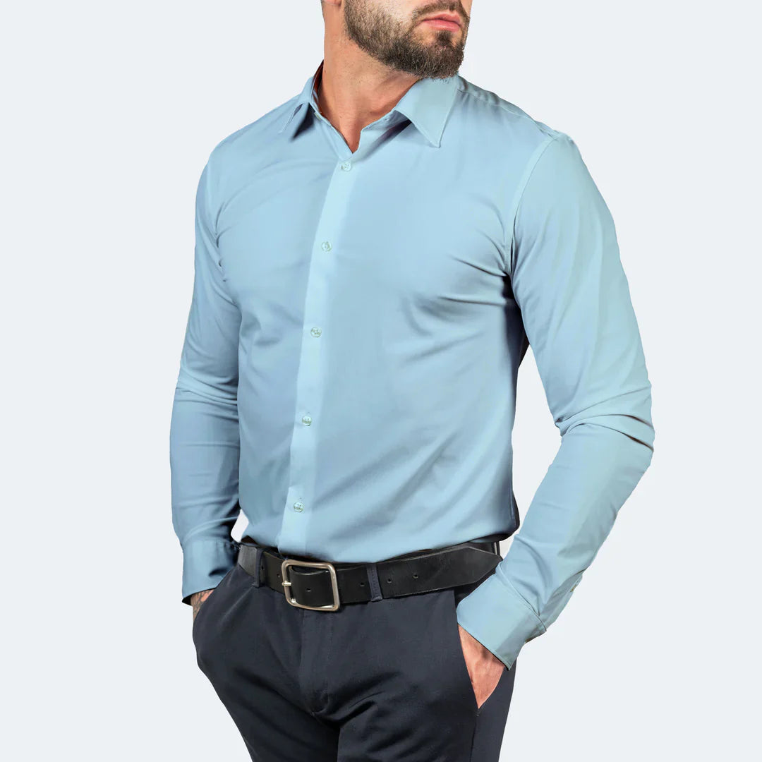 Men's Seamless Wrinkle-Resistant Dress Shirt