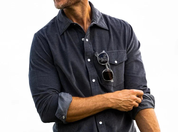 Classic Everyday Corduroy Button Shirt