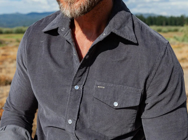 Classic Everyday Corduroy Button Shirt